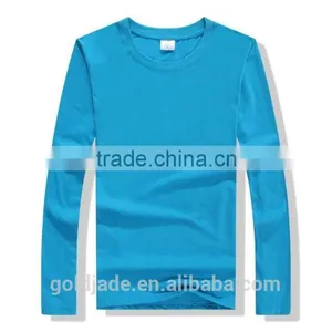 Plain Round Neck Promotion T-shirt/Slim Fit Colorful T Shirt Custom Logo thumbnail-3