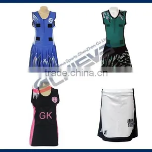 Sublimation Custom Free Sizes Netball Uniform thumbnail-1