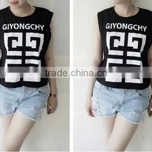 Customize Printing of Women Tank Top, 100% Polyester thumbnail-3