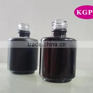 16 ml Black Coated Bottle,gel Bottle Sets With Cap and Brush India thumbnail-1