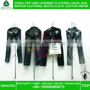 Second Hand High Quality Ladies Jeans Pants Used Clothing Singapore Style thumbnail-5