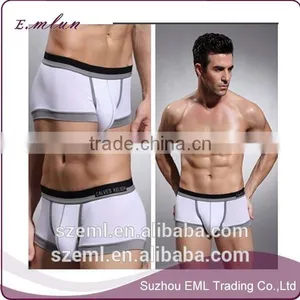 Men Custom Modal Comfortable u Convex Pouch Boxer Underwear thumbnail-3