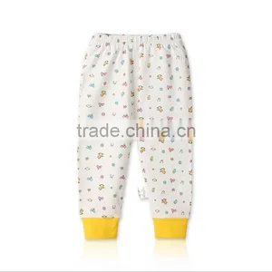 Wholesale Sweet Baby Pants High Quality Organic Cotton Baby Leggings Pants thumbnail-1