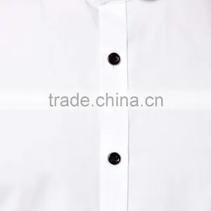 Latest Mens Double Cuff White Dress Shirt thumbnail-2
