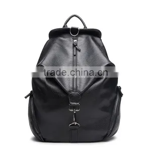 High Quality Fashion Design Black Backpack for Lady thumbnail-1