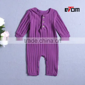 1512 OEM Baby Clothes Newborn Boys 100% Cotton Baby Jumpsuit Long Sleeve Infants Clothing& Toddlers Baby Onesie thumbnail-1