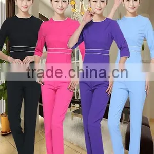 Latest Worker Design Spa/beauty Working Uniform Unique Design Uniform Wholesale thumbnail-6