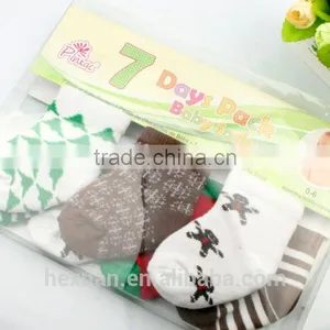 7pairs/pack Baby Socks,comfortable Baby Cartoon Socks, Cotton Baby Socks for 2015 Chrismas thumbnail-5