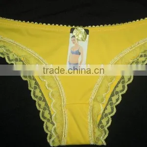 Ladies Underwear Cotton Women's Low-waist Lace Briefs Panties 0462# thumbnail-1