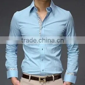 2013 Fashion Bright Colored Mens Shirts thumbnail-1