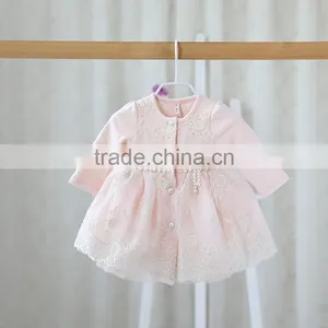 Sweet Style Long Sleeve Wholesale Beautiful Baby Dresses thumbnail-1