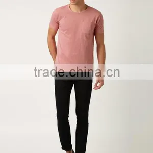 2017 Guangzhou Shandao Garment New Design 180g 100% Cotton Plain Short Sleeve O-Neck Men's T Shirt thumbnail-5