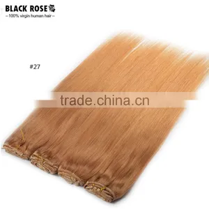 8A Wet and Wavy Virign Brazilian Hair African American Clip in Human Hair Extension thumbnail-4