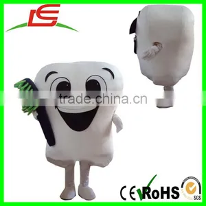 Wholesale Solid Tooth Cartoon Reality Clothing Costumes Adult Mascot thumbnail-1