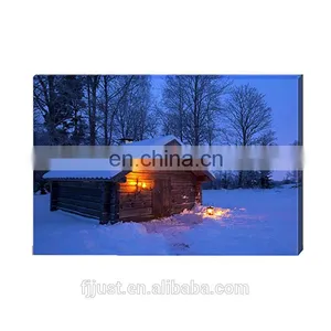 Flashing Beautiful Firework City Night Scenery Oil Painting thumbnail-1