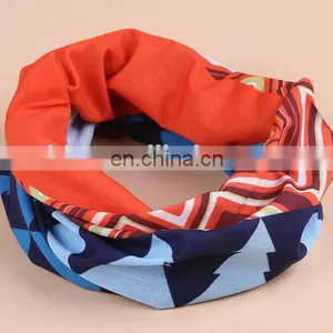Gaze de Paris Pattern Printed Spring&Winter Simple Neck Warmer Infinity Scarf thumbnail-4