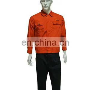 Wholesale Orange Color Workwear Uniforms Industrial Uniform With Quicky Delivery thumbnail-4