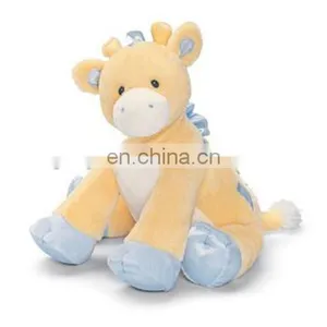 Safety and Soft Baby Toys Light Yellow Plush Toys Giraffe thumbnail-1