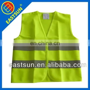 New Design Low Price Manufacture 120g Polyester Traffic Safety Vest /Reflective Safety Vest thumbnail-5