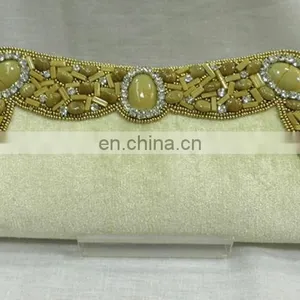 Royal High Quality Beaded Clutch Purse thumbnail-1