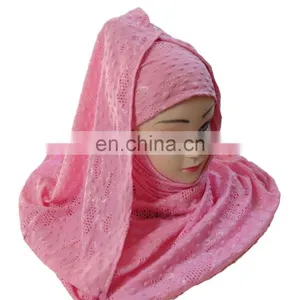 Solid Pink Color Scarf / Latest Hijab Scarves Headscarf For Casual Daily Wear / Party Wear Stoles 2017 / Ocassion Wear Pashmina thumbnail-1