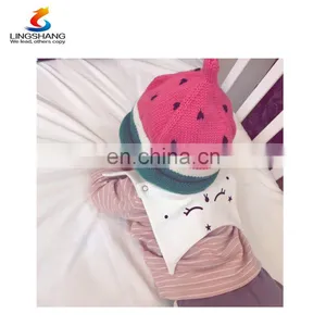 Cute Children's Keeping Warm Hat Wool Prettty Hat With Watermelon Pattern thumbnail-3