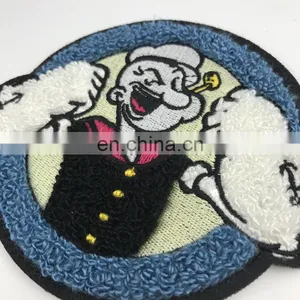 Wholesale Chenille Custom Rose Embroidered Embroidery Patch thumbnail-2