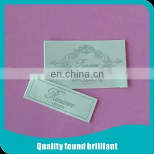 Customized Brand Woven Satin Label for Clothing thumbnail-1