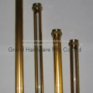NPT Thread 3/4 Inch Brass Oil Level Gauges With Quartz Glass Tube thumbnail-1