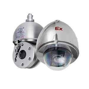 Wdm 304 Stainless Steel Explosion-Proof 20X Zoom Starlight High Speed Dome PTZ IP Camera for Marine, Gas Station, Bank thumbnail-2