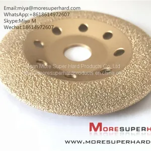 Vacuum Brazed Diamond Grinding Disc for Grinding Marble,ceramic,FRP Miya@moresuperhard.com thumbnail-3