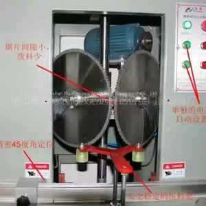 Double Head Mitre Saw Aluminium Profile Sawing Machine thumbnail-1