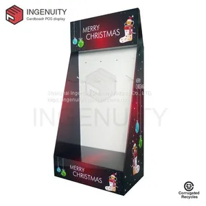 Promotion Cardboard Display With Hooks for Christmas Gifts FSDU-HOOK-017,Cardboard Hook Display,Paper Hook Display thumbnail-1