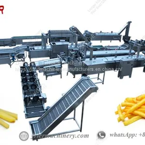 Commercial Industrial Continuous Frying Machine For French Fries Hot Sale thumbnail-1