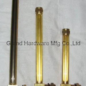 NPT Thread 3/4 Inch Brass Oil Level Gauges With Quartz Glass Tube thumbnail-4