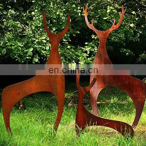 Professional Garden Corten Steel Sculpture thumbnail-5