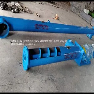 Small Household Screw Automatic Feed Grain Conveyor Screw Elevator Winch Elevator Feeding and Feeding Machine thumbnail-1