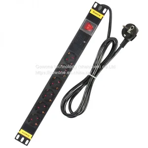Euro Type Power Distribution Unit , Surge Protector Network Power PDU, D101 thumbnail-2