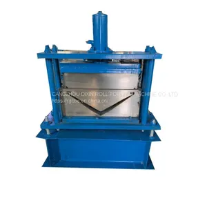 Steel Metal Roof Ridge Cap Tile Cold Roll Forming Machine thumbnail-1
