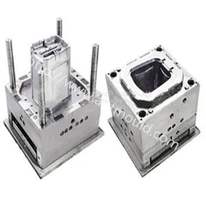 Trash Can Plastic Mold Design Manufacture Garbage Can Injection Mould thumbnail-4