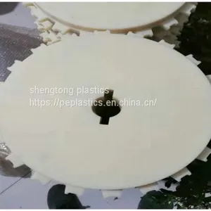 CNC Machining Cast Nylon Plastic Machining Gear,sheave,pulley Parts thumbnail-1
