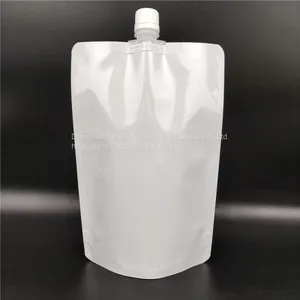 Made in China 1L Empty Off-white Color Plastic PET Bag for 75% Hand Sanitizer/pharmaceutical Use, Can be Used Instead of Bottle thumbnail-1