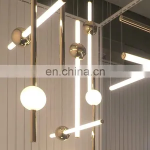 Zhongshan Post Modern Design Decorative LED Hanging Chandelier Pendant Light for Hotel thumbnail-2