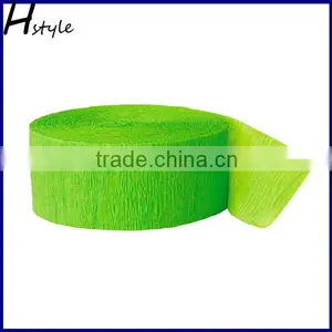 Lime Green Crepe Paper Streamer Party Decoration SD001 thumbnail-1