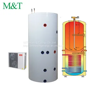 SUS304/316L/444 Duplex Double Source Heat Pump Hot Water Storage Tank 1000l thumbnail-1