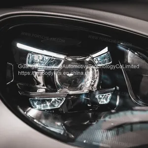Fit for 2014-2017 Macan 95B.1 Upgrade 2018-up 95B.2 Style High Configuration LED Headlight Headlamp Replacement 95B thumbnail-5