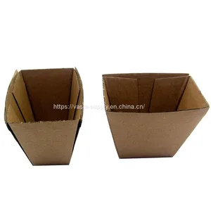 70mm x 45mm x 90mm Food Packaging Kraft Cardboard Chip Box thumbnail-1