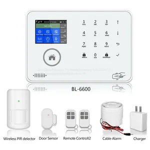 WIFI+GSM+GPRS Alarm System With IOS/Android App Control Compatible for Home thumbnail-1
