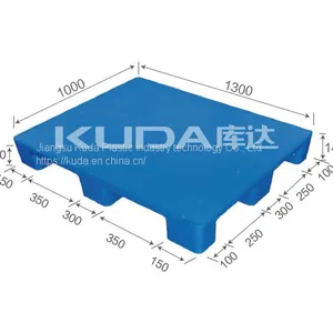 Warehouse Export Used 1310A PBJJ PLASTIC PALLET（BUILT-IN STEEL TUBE）from China Manufacturer thumbnail-1