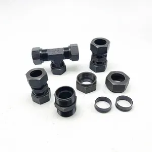 Supply of Ferrule Type Straight Pipe Joints Stainless Steel Ferrule Joints Hydraulic Joints thumbnail-1